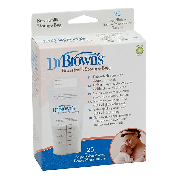 Túi Trữ Sữa Mẹ Dr.Brown's 25 Túi - S4005H