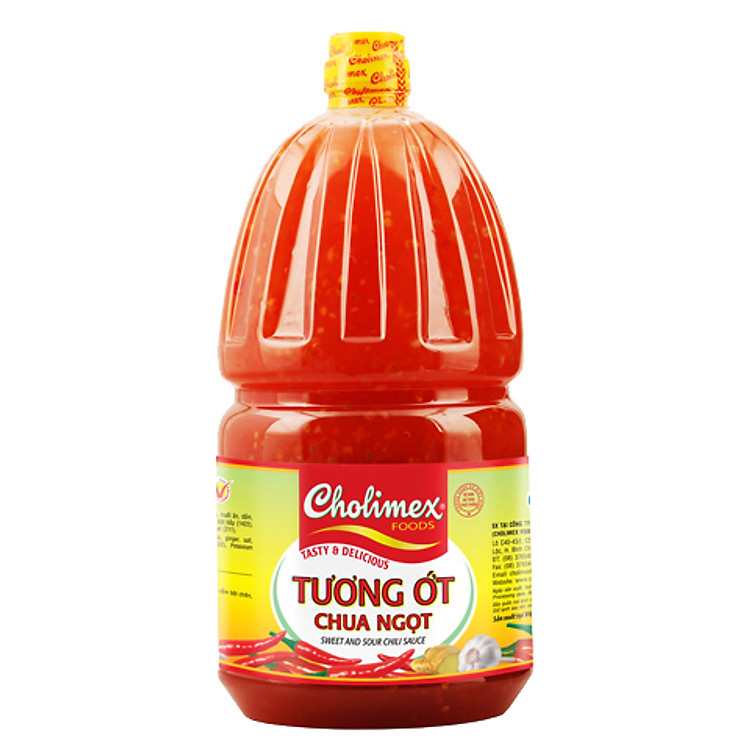 Tương Ớt Chua Ngọt Cholimex PET Chai 2100g