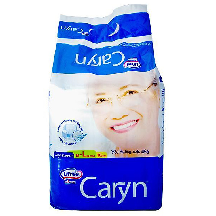 Tã Dán Người Lớn Caryn L10 Size L (10 Miếng)