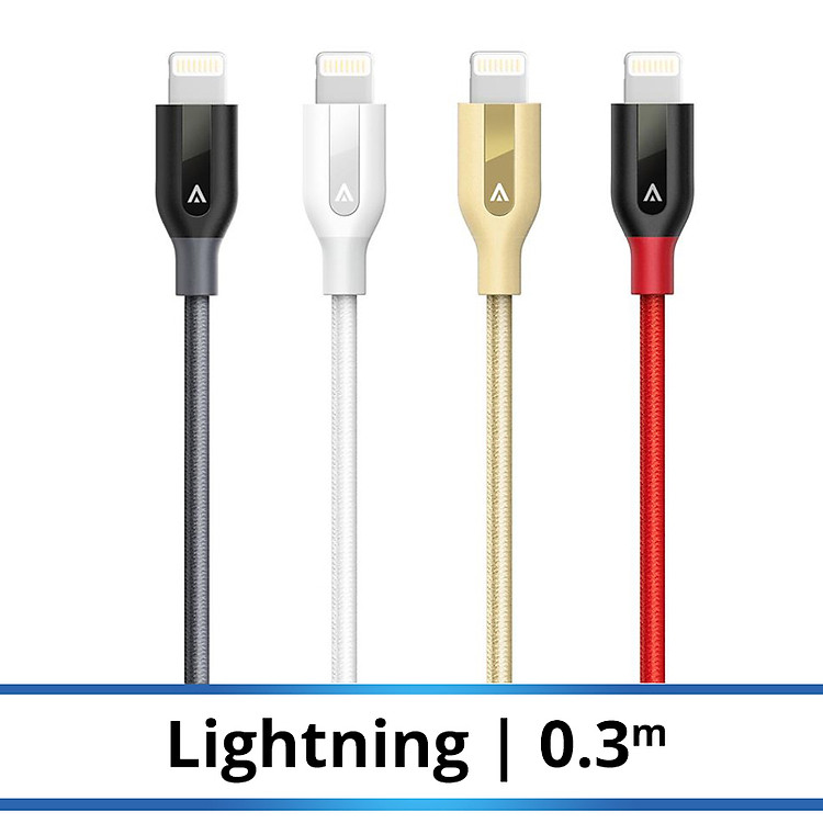Dây Cáp Sạc Lightning Cho iPhone Anker PowerLine+ 0.3m - A8124 - Hàng Chính Hãng