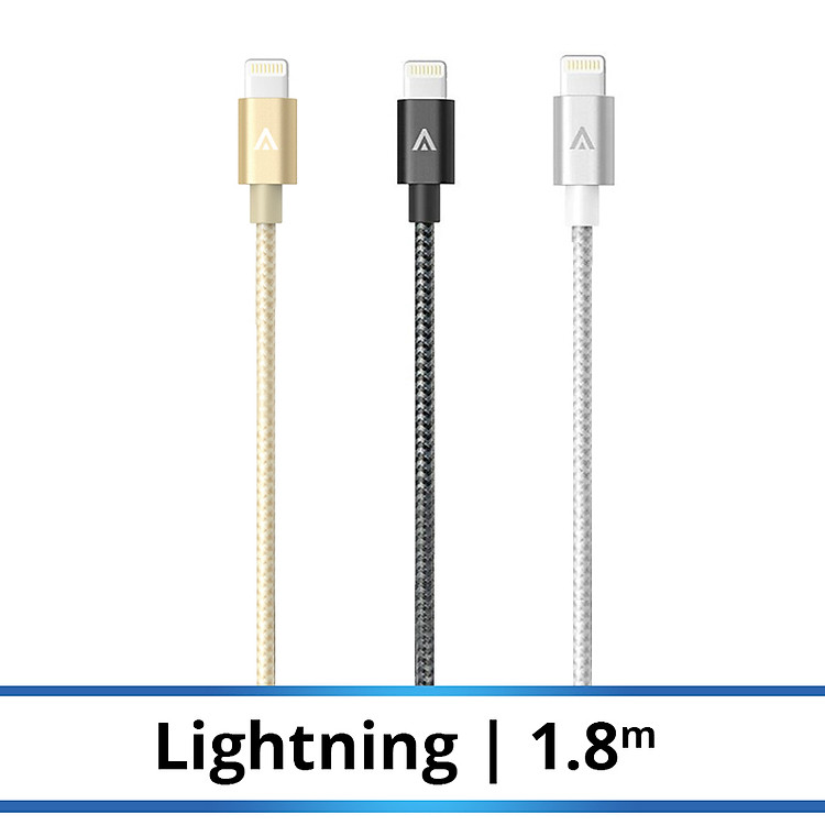 Cáp Sạc Lightning Anker Dây Dù 1.8m - A7114 - Hàng Chính Hãng