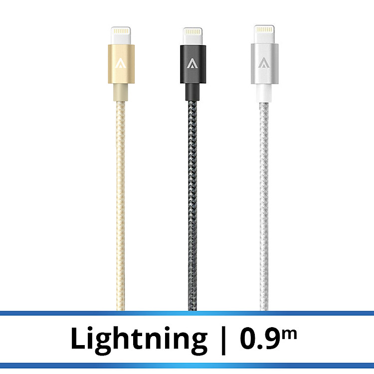 Cáp Sạc Lightning Anker Dây Dù 0.9m - A7136 - Hàng Chính Hãng