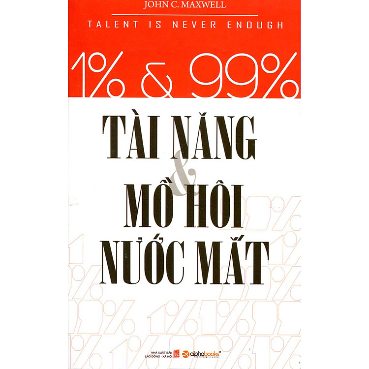Sách 1% và 99% Tài Năng Và Mồ Hôi Nước Mắt
