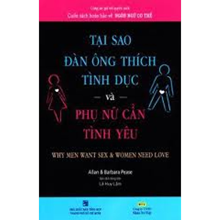 Sách Tại Sao Đàn Ông Thích Tình Dục Và Phụ Nữ Cần Tình Yêu