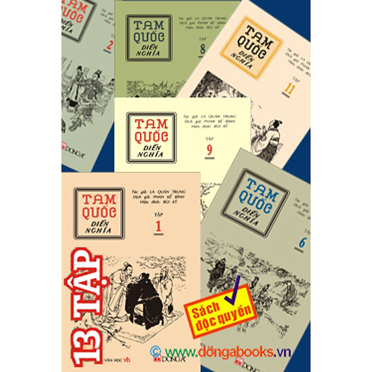 Sách Tam Quốc Diễn Nghĩa (Trọn Bộ 13 Tập)
