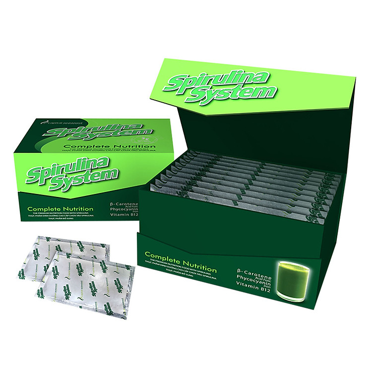 Thực Phẩm Chức Năng Bột Tảo Dinh Dưỡng Cao Cấp Spirulina System Complete Nutrion - SCN_1 (Hộp 220g)