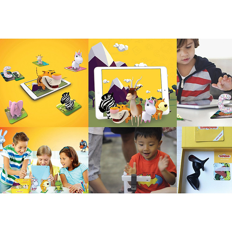 Sách Tapkids: Vui Học Tiếng Anh Với Công Nghệ Tương Tác 3D AR