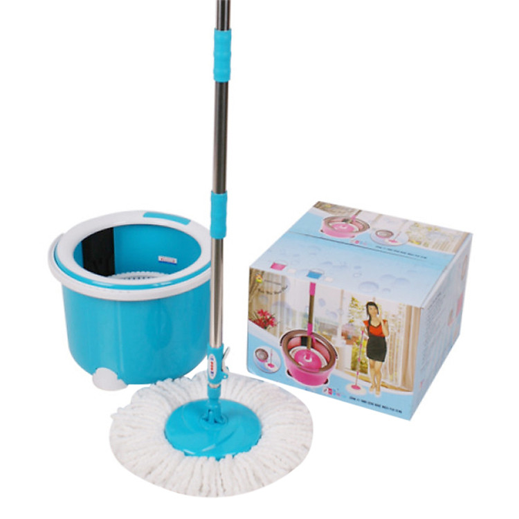 Bộ Lau Nhà Tròn Lồng Nhựa Tashuan 5164