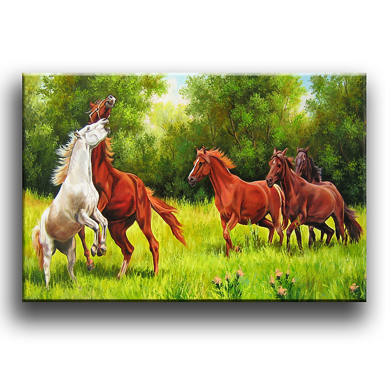 Tranh Canvas Vicdecor TCV0002 Thiên Lý Mã