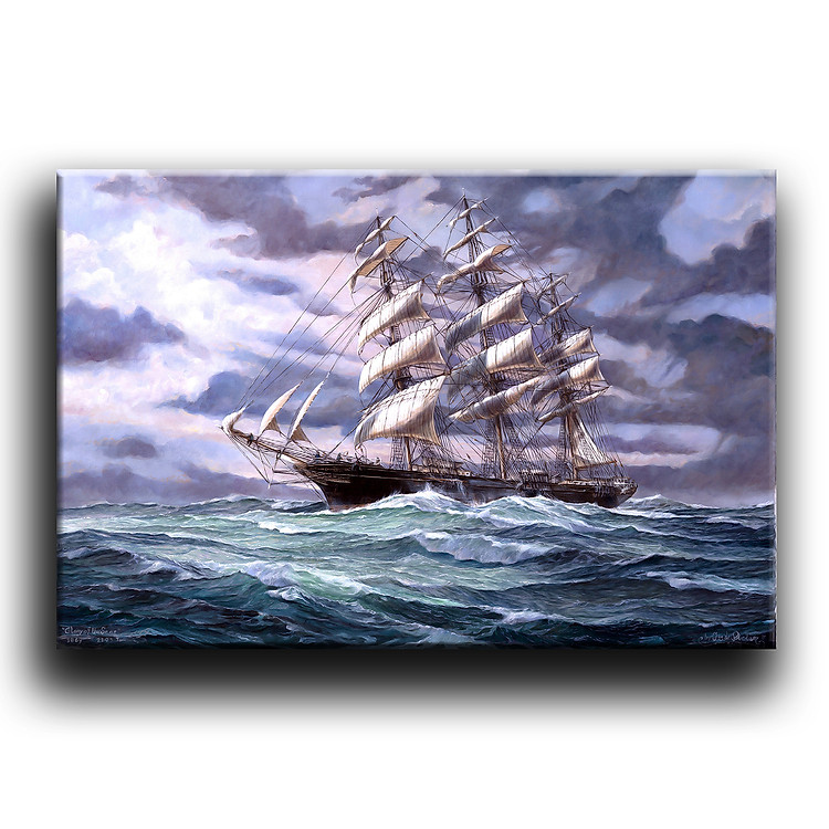 Tranh Canvas Vicdecor TCV0014 Vượt Sóng