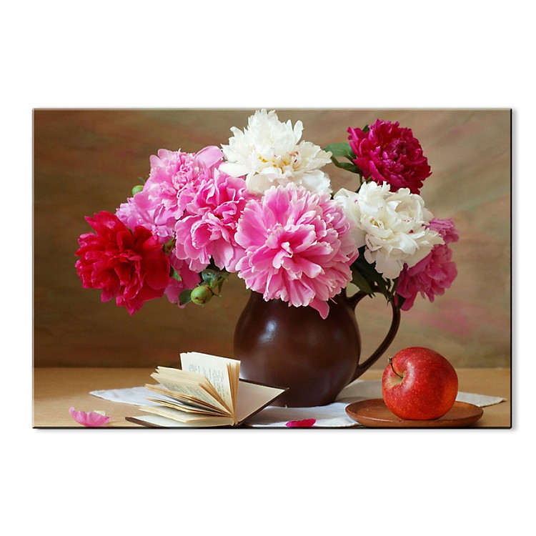 Tranh Canvas Bình Hoa Đua Sắc Vicdecor - TCV0137 - 40x60cm