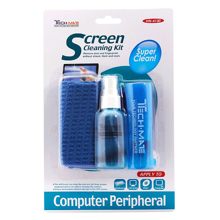Bộ Vệ Sinh Máy Vi Tính 3 Món Techmate HN-4130
