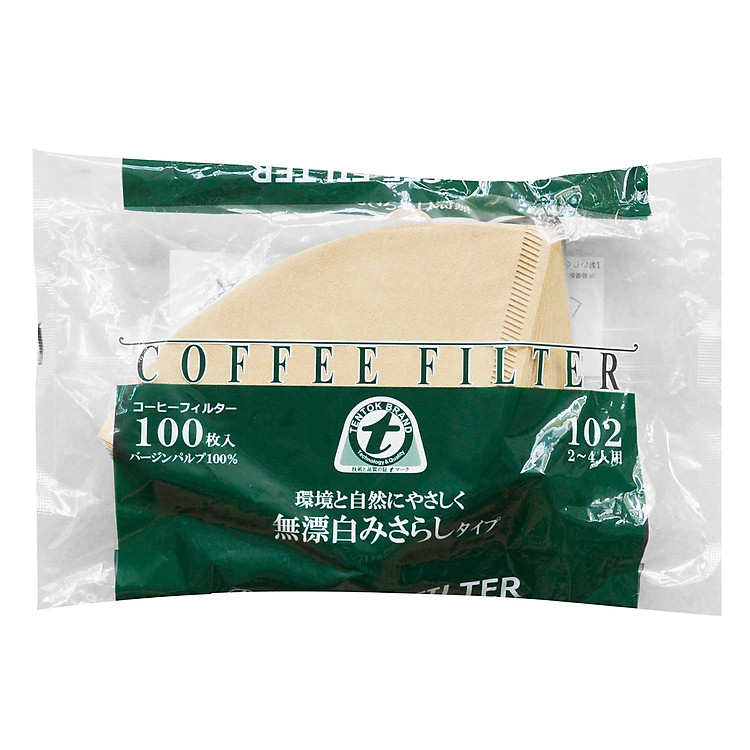 Giấy Lọc Cà Phê Tentok Paper Coffee Paper Filter Brown - Màu Nâu 128g
