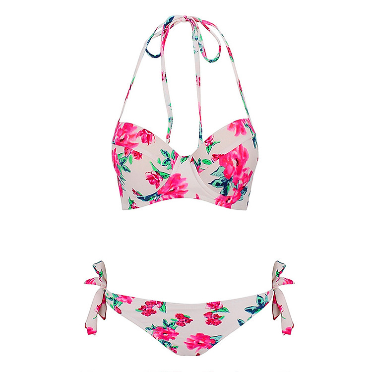 Bikini 2 Mảnh Họa Tiết Hoa Hồng Peace's TG65 - Freesize