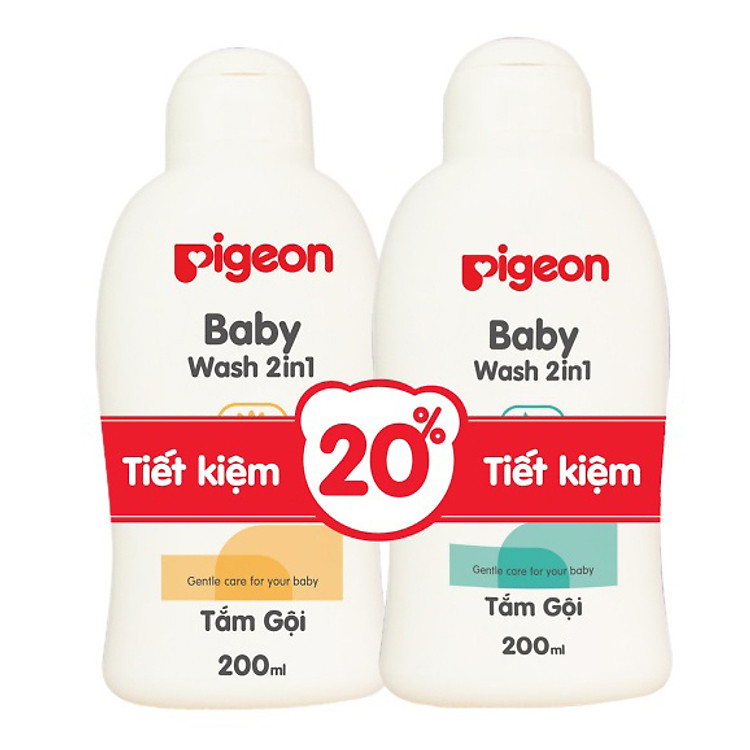 Combo Tắm Gội Pigeon Jojoba Và Hoa Hướng Dương (200ml)