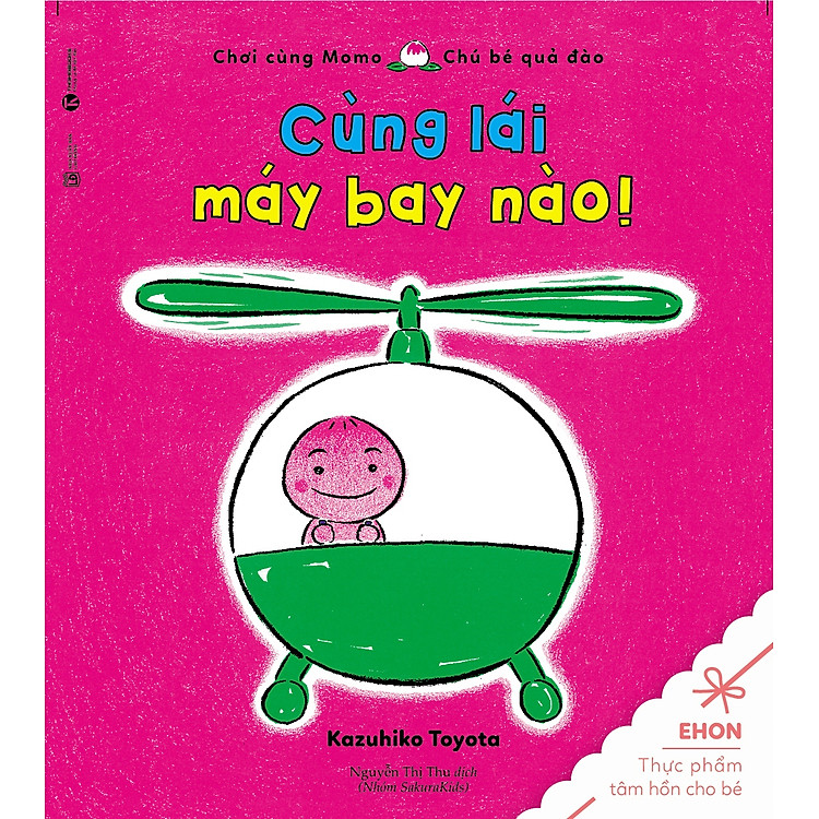 Sách Ehon Nhật Bản - Cùng Lái Máy Bay Nào!