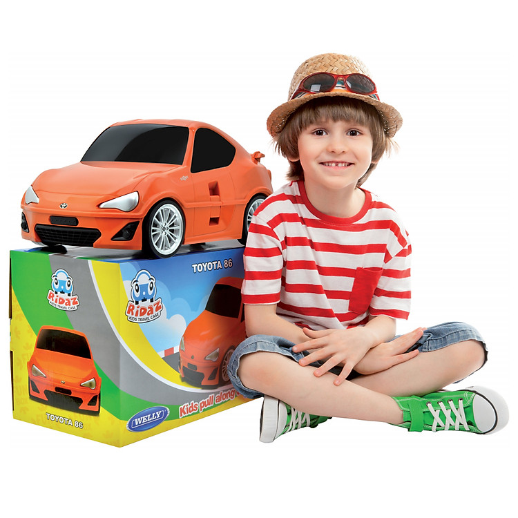 Vali Kéo Welly Hình Toyota 86 91005W - Cam