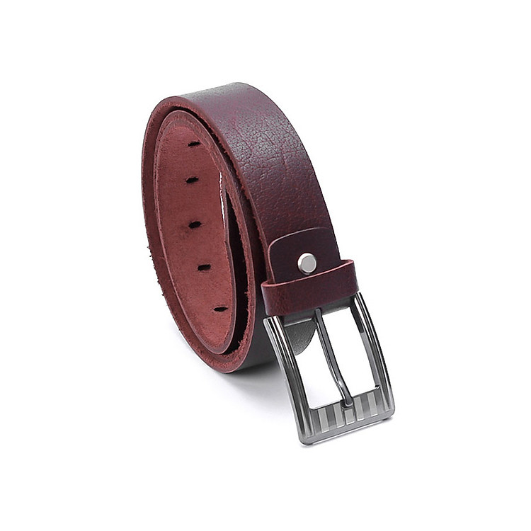 Dây Nịt Nam Da Bò Huy Hoàng 1 Lớp HH4106 - Nâu