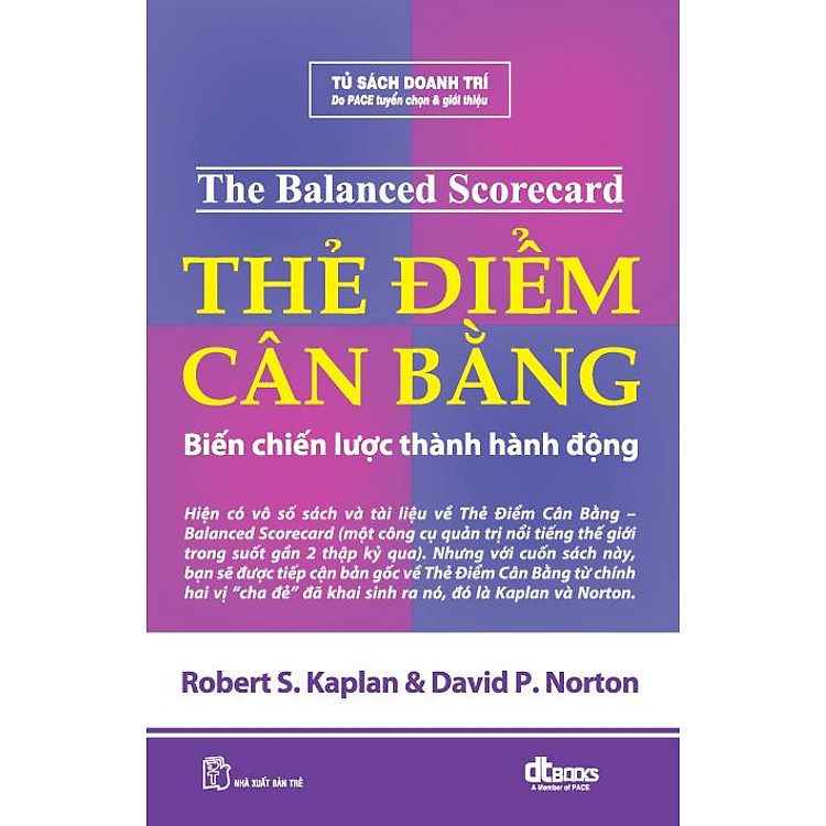 Sách Thẻ Điểm Cân Bằng - Biến Chiến Lược Thành Hành Động (Tái Bản)