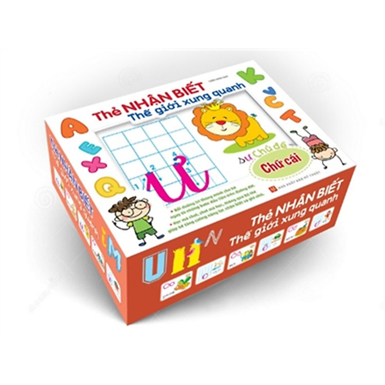 Thẻ Nhận Biết Thế Giới Xung Quanh - Chữ Cái