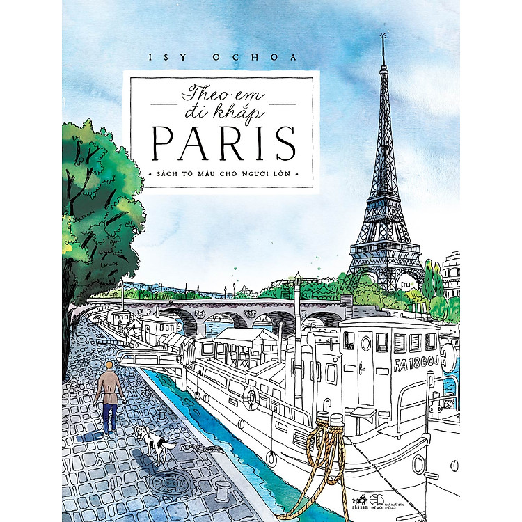 Theo Em Đi Khắp Paris (Sách Tô Màu)