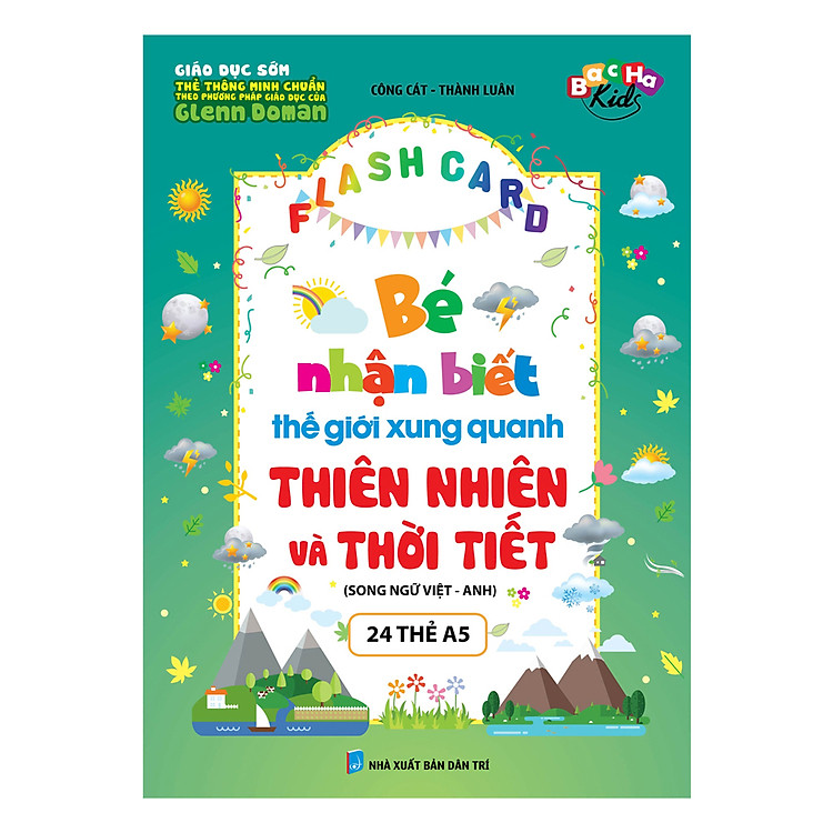 Flashcard Bé Nhận Thức Thế Giới Xung Quanh - Thiên Nhiên Và Thời Tiết