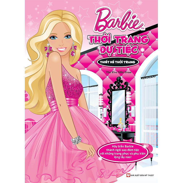 Sách Barbie Thiết Kế Thời Trang - Thời Trang Dự Tiệc
