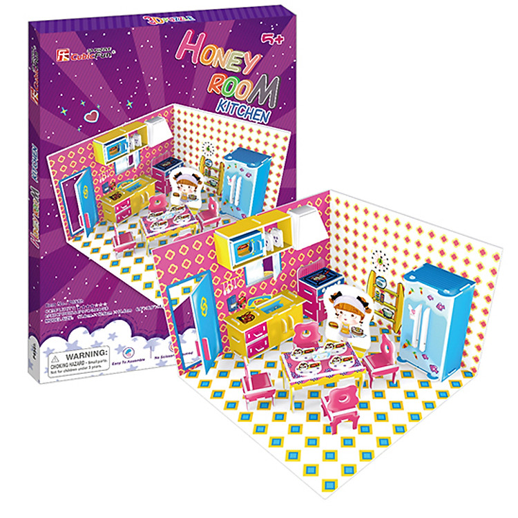 Mô Hình 3D CubicFun – Honey Room-Kitchen P658h