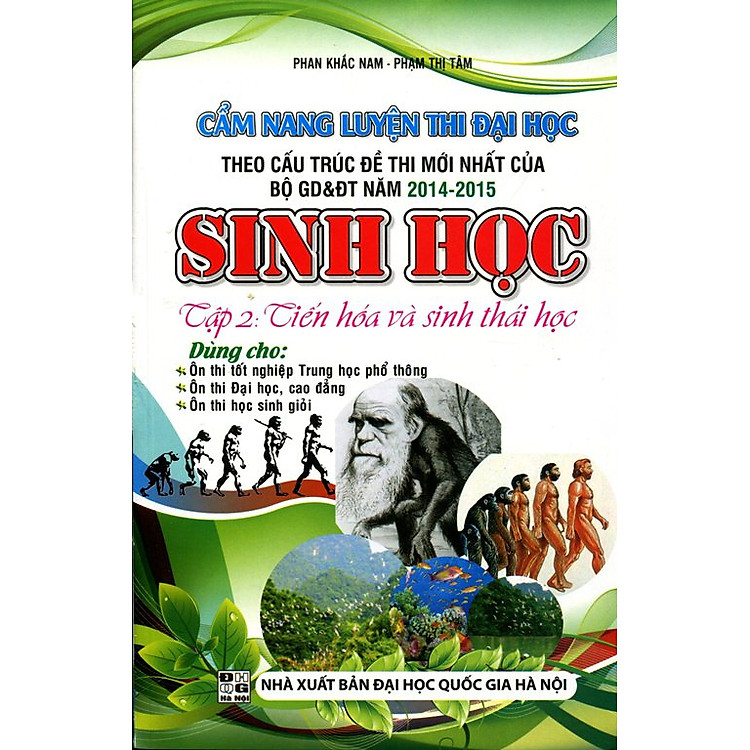 Sách Cẩm Nang Luyện Thi Đại Học Sinh Học (Tập 2): Tiến Hóa Và Sinh Thái Học