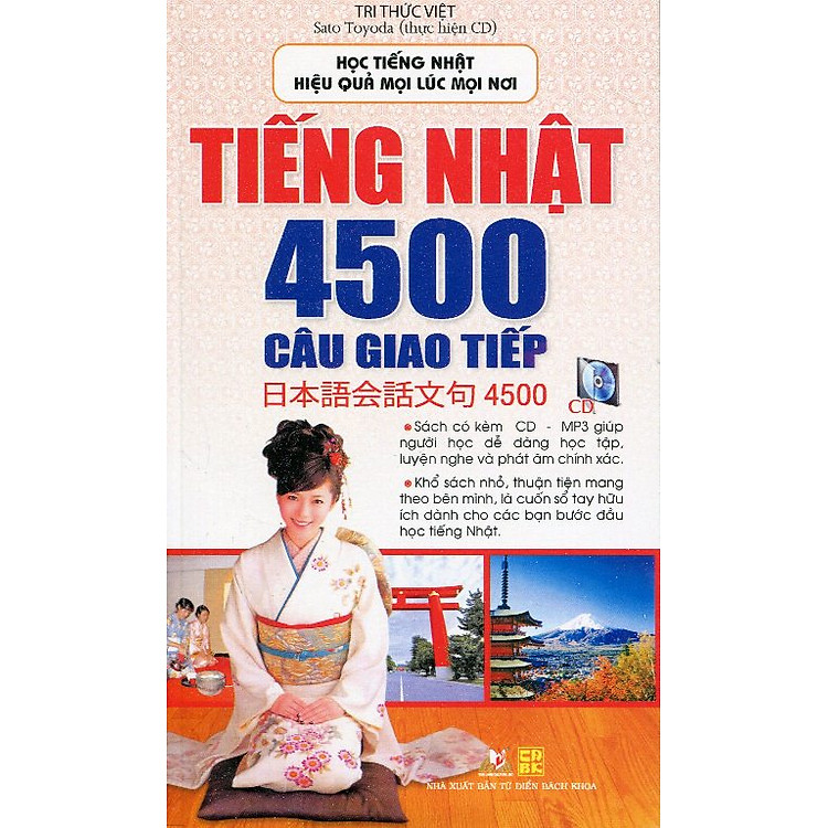 Sách Tiếng Nhật 4500 Câu Giao Tiếp (Kèm 1CD - MP3)