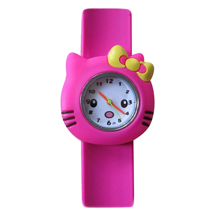 Đồng Hồ Trẻ Em Dây Plastic 100% Brand New TIKI-023 Hình Hello Kitty