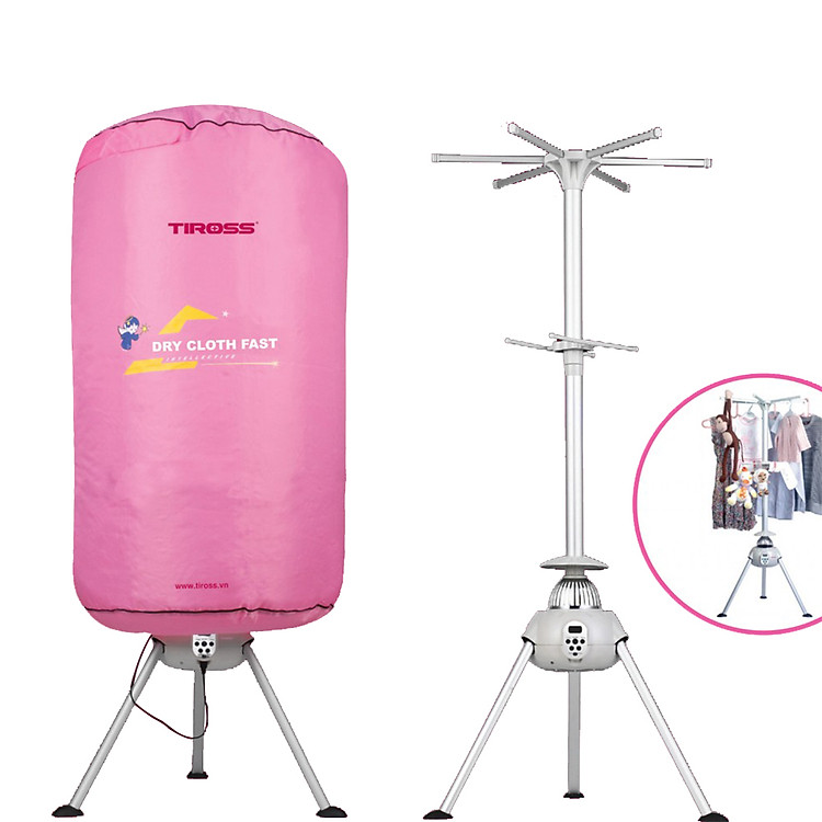 Máy Sấy Quần Áo TIROSS Có Điều Khiển TS881 - Hàng chính hãng