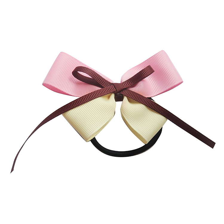 Cột Tóc Nơ Cuckeo Kids TK081712 - Trắng Hồng