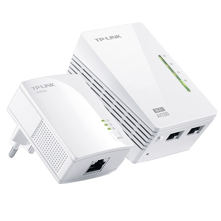 TP-Link TL-WPA2220KIT - Bộ Mở Rộng Internet Qua Đường Dây Điện AV200 Hỗ Trợ WiFi Tốc Độ 300Mbps - Hàng Chính Hãng