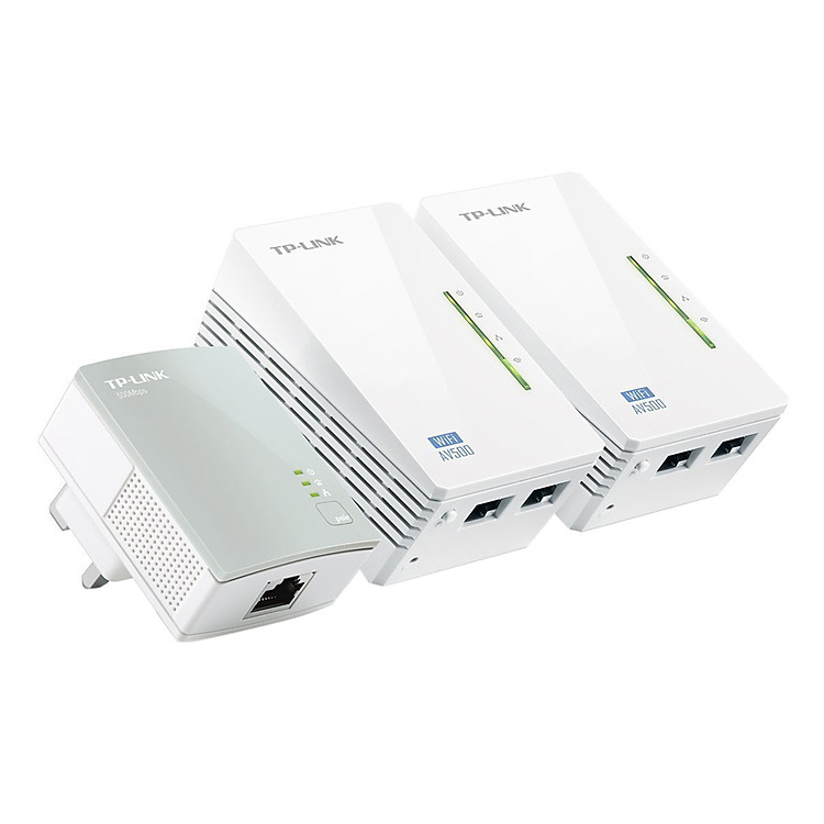 TP-Link TL-WPA4220T KIT - Bộ Mở Rộng Internet Qua Đường Dây Điện AV500 Hỗ Trợ WiFi Tốc Độ 300Mbps - Hàng Chính Hãng