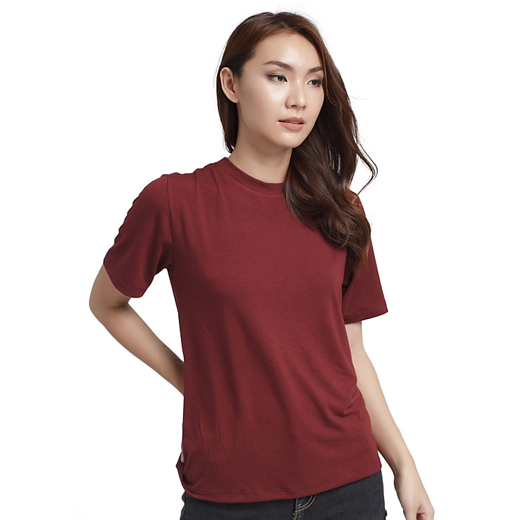 Áo Thun Cổ Tròn Labelle TN17 - Đỏ Boocdo