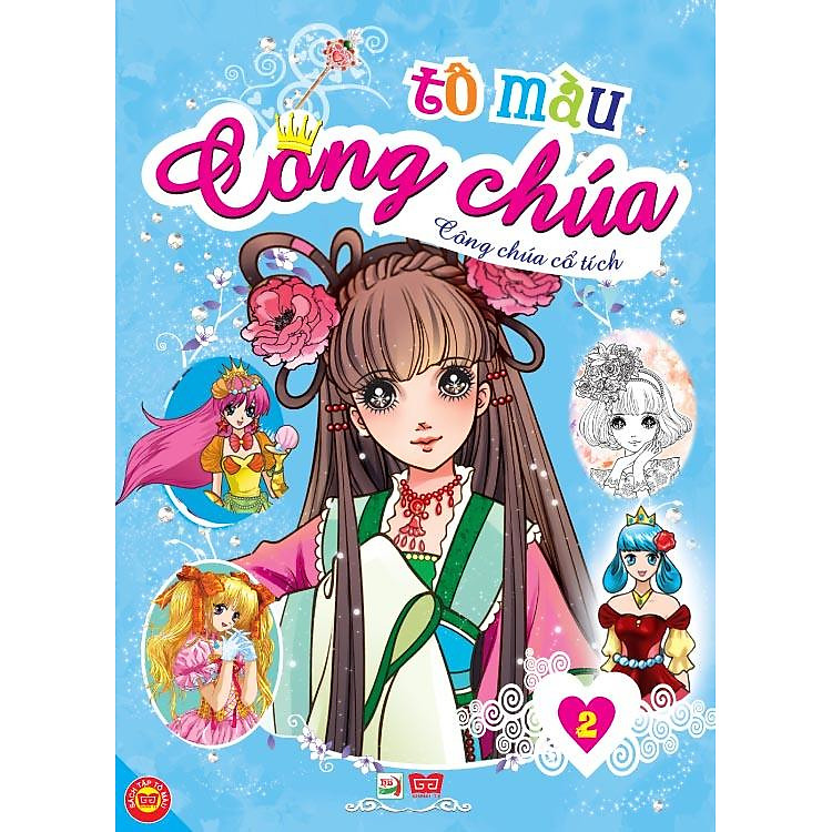 Sách Tô Màu Công Chúa Cổ Tích - Tập 2