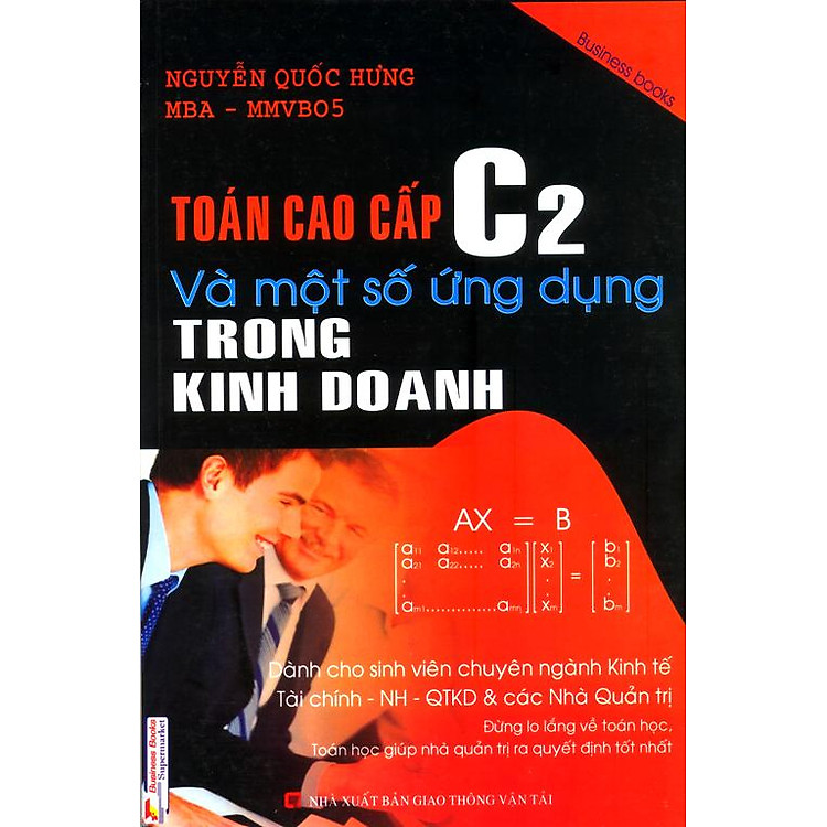Sách Toán Cao Cấp C2 Và Một Số Ứng Dụng Trong Kinh Doanh