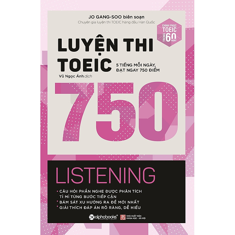 Sách Luyện Thi Toeic 750 – Listening (Kèm CD)
