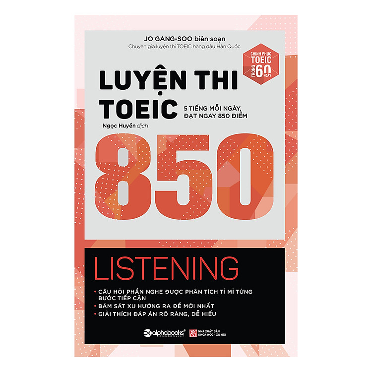 Sách Luyện Thi TOEIC 850 – Listening