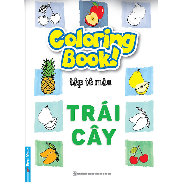 Sách Tập Tô Màu - Trái Cây