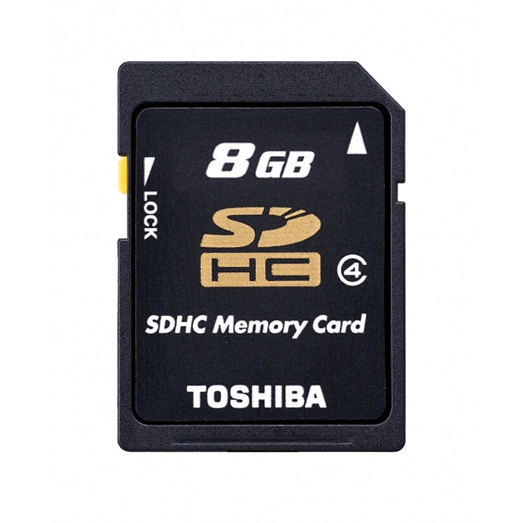 Thẻ Nhớ Toshiba SD Card 8GB Class 4 - Hàng Chính Hãng