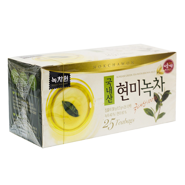 Trà Xanh Gạo Lứt Nokchawon Green Tea With Brown Rice 37.5g