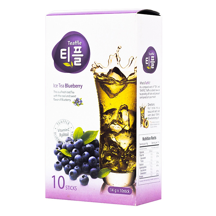 Trà Việt Quất Hòa Tan Nokchawon Blueberry Iced Tea 140g