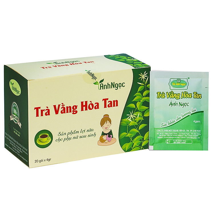 Trà Vằng Hòa Tan Ánh Ngọc (20gói x 4g)