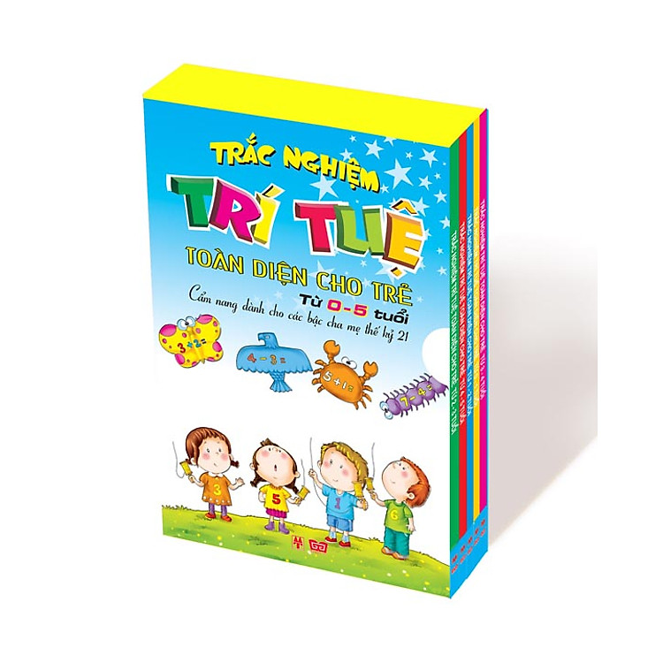 Hộp Sách - Trắc Nghiệm Trí Tuệ Toàn Diện Cho Trẻ Từ 0-5 Tuổi