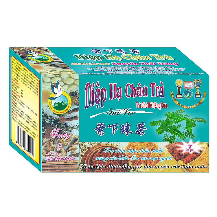 Trà Diệp Hạ Châu Trị Viêm Gan, Gan Nhiễm Mỡ Nguyên Thái Trang (2g x 20 Gói)
