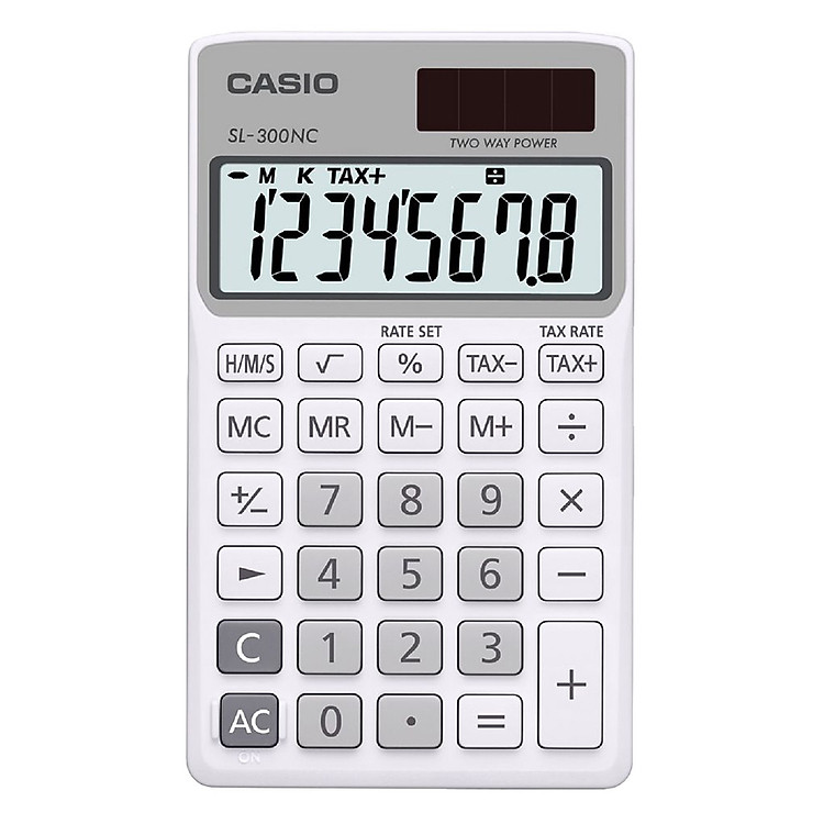 Máy Tính Để Bàn Casio SL-300NC - Trắng