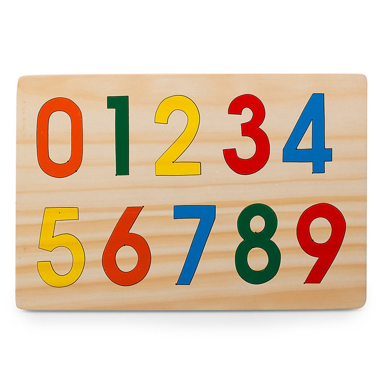 Tranh Ghép Học Số Từ 0 - 9 (20 x 30cm) EDUGAMES - GB131