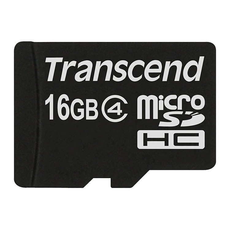 Thẻ Nhớ Micro SDHC Transcend 16GB Class 4 - Hàng Chính Hãng